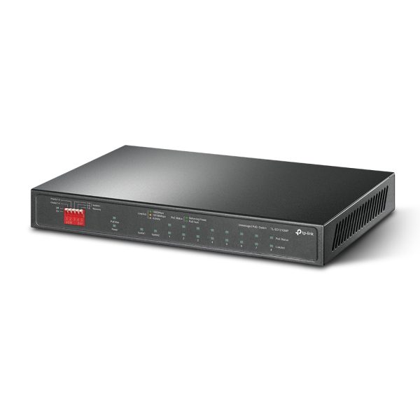 TP-Link TL-SG1210MP dispositivo de redes No administrado Gigabit Ethernet (10/100/1000) Energía sobre Ethernet (PoE) Negro - Imagen 2