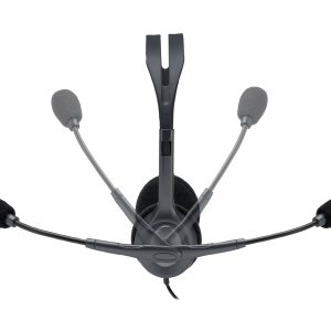 Logitech 981-000612 auricular y casco Auriculares Alámbrico Diadema Oficina/Centro de llamadas Gris