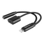 Steren POD-457 cable Lightning 0.8 m Negro