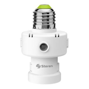 Steren LAM-056 socket para lámpara 60 W Blanco E26/E27 E27 Fluorescente, Incandescente, LED