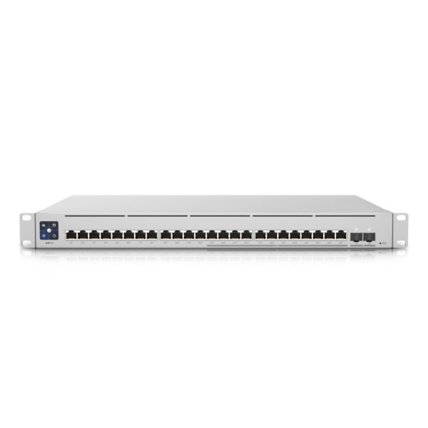 Ubiquiti USW-ENTERPRISE-24-POE dispositivo de redes Gestionado L3 Gigabit Ethernet (10/100/1000) Energía sobre Ethernet (PoE) Plata - Imagen 2