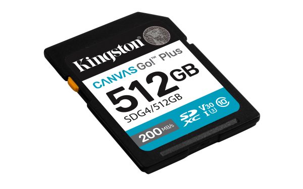 Kingston Technology Canvas Go! Plus 512 GB SDXC UHS-I Clase 10 - Imagen 2