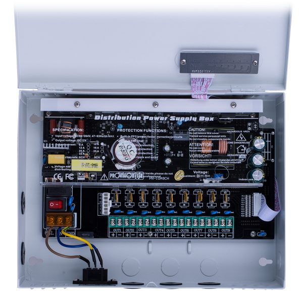 Provision-ISR PR-10A9CH+ unidad de fuente de alimentación Blanco - Imagen 2