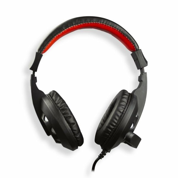 Stylos Headset Gamer Auriculares Alámbrico Diadema Juego Negro, Rojo - Imagen 4