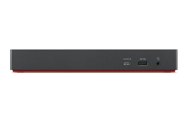 Lenovo 40B00300US base para laptop o replicador de puertos Alámbrico Thunderbolt 4 Negro, Rojo - Imagen 4