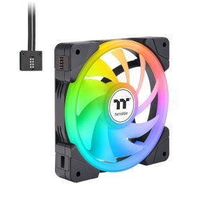 Thermaltake SWAFAN EX12 ARGB Gabinete de la computadora Enfriador de aire 12 cm Blanco 3 pieza(s)