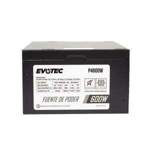 Evotec P4600W unidad de fuente de alimentación 600 W 24-pines ATX ATX Negro