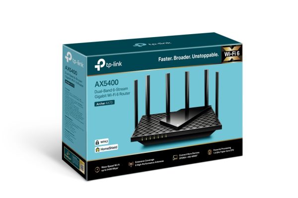 TP-Link Archer AX73 router inalámbrico Gigabit Ethernet Doble banda (2,4 GHz / 5 GHz) Negro - Imagen 4