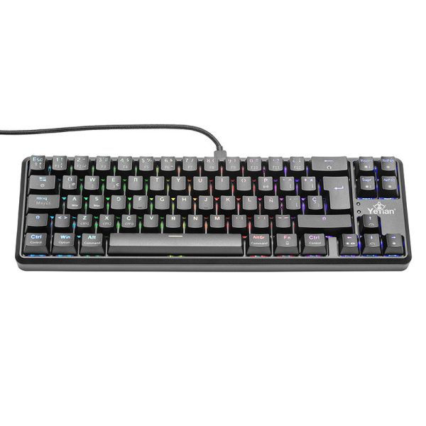 Yeyian YTM-28210B teclado Juego USB QWERTY Negro