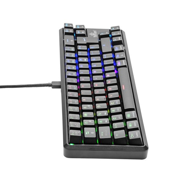 Yeyian YTM-28210B teclado Juego USB QWERTY Negro - Imagen 3