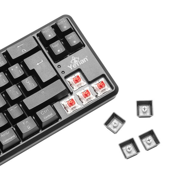Yeyian YTM-28209R teclado Juego USB QWERTY Negro - Imagen 2