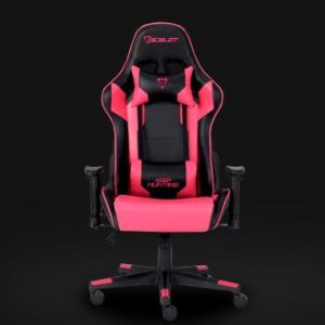 Ocelot Gaming OGS-03 silla para videojuegos Silla universal para juegos asiento acolchado Negro, Rosa