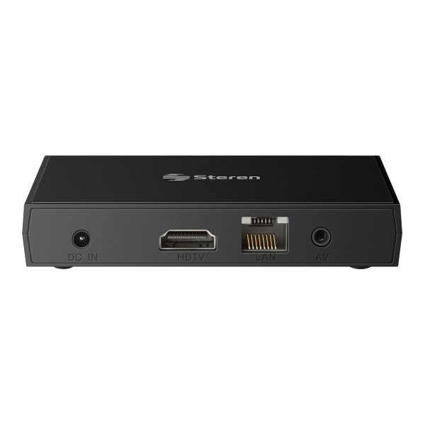 Steren INTV-1000 decodificador o receptor de TV Ethernet (RJ-45), WLAN 4K Ultra HD Negro - Imagen 3