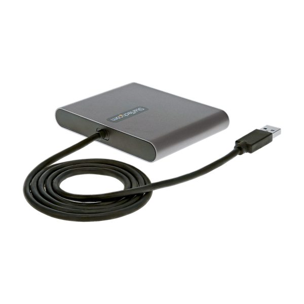 StarTech.com Adaptador USB 3.0 a 4 Puertos HDMI - Tarjeta de Video Externa - Dongle Llave USB-A a 4x HDMI - 1080p a 60Hz - Conversor Multimonitor USB a HDMI - Solo para Windows - Imagen 2