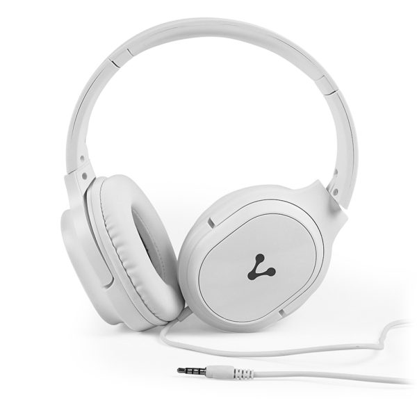 Vorago HP-301-WH audífono y auriculare Audífonos Alámbrico Diadema Llamadas/Música Blanco - Imagen 4