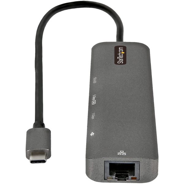 StarTech.com Adaptador Multipuertos USB C - Docking Station USB Tipo C a HDMI 2.0 4K 60Hz - Entrega de Alimentación 100W Pass-through - SD - MicroSD - Hub USB 3.0 de 2 Puertos - GbE - Imagen 3