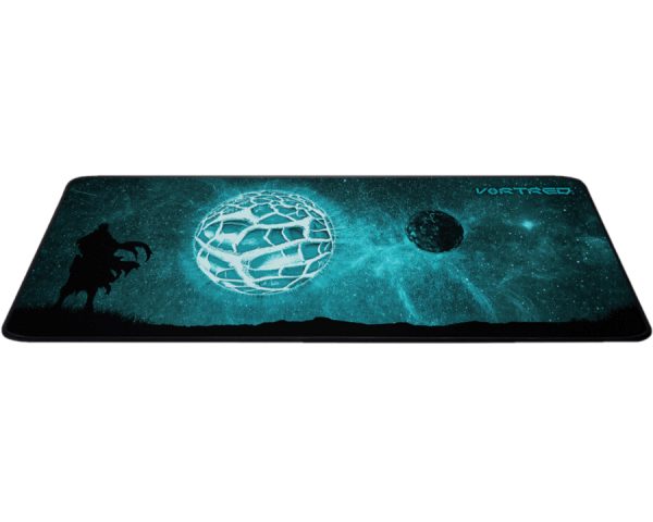 Vortred V-930129 alfombrilla para ratón Cojín de ratón para Juegos Negro, Azul, Blanco - Imagen 2