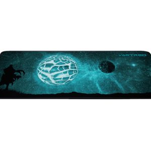 Vortred V-930129 alfombrilla para ratón Cojín de ratón para Juegos Negro, Azul, Blanco