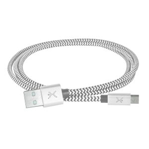 Perfect Choice PC-101680 cable USB USB 2.0 1 m Micro-USB A USB A Blanco, Gris