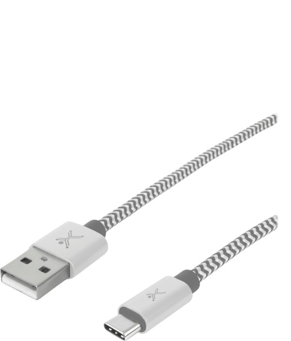 Perfect Choice PC-101673 cable USB USB 2.0 1 m USB C USB A Blanco, Gris - Imagen 3
