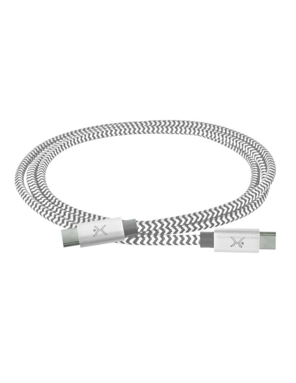 Perfect Choice PC-101697 cable USB USB 2.0 1 m USB C Blanco, Gris - Imagen 3