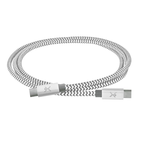 Perfect Choice PC-101697 cable USB USB 2.0 1 m USB C Blanco, Gris