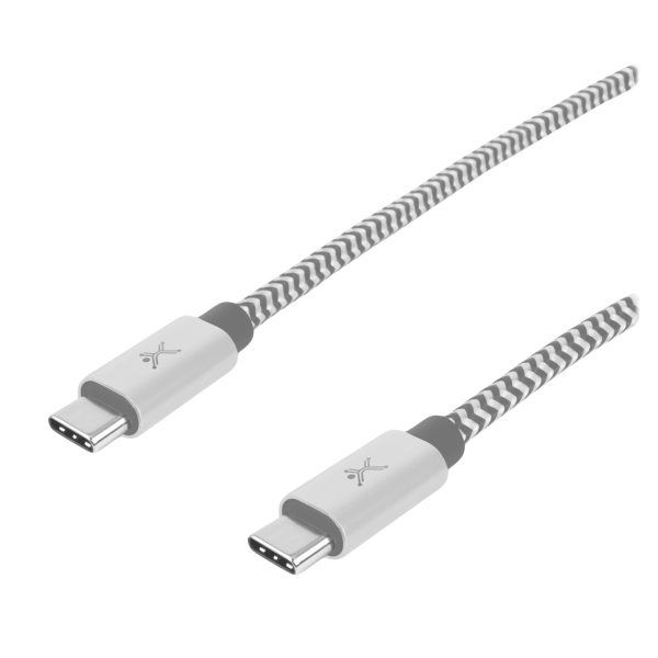 Perfect Choice PC-101697 cable USB USB 2.0 1 m USB C Blanco, Gris - Imagen 2
