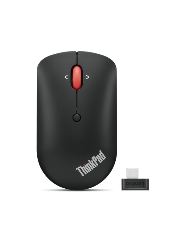 Lenovo ThinkPad USB-C Wireless Compact ratón Oficina Ambidiestro RF inalámbrico Óptico 2400 DPI - Imagen 2