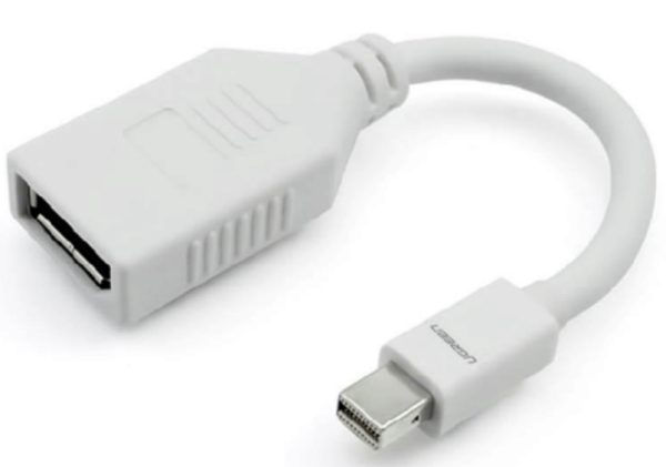Ugreen 10445 adaptador de cable de vídeo Mini DisplayPort DisplayPort Blanco - Imagen 2