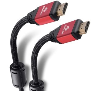 Steren 299-812 cable HDMI 3.6 m HDMI Tipo A (Estándar) Negro, Rojo