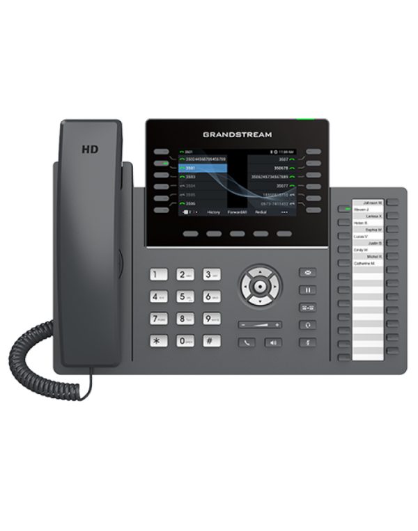 Grandstream Networks GRP2636 teléfono IP Negro 12 líneas LCD Wifi