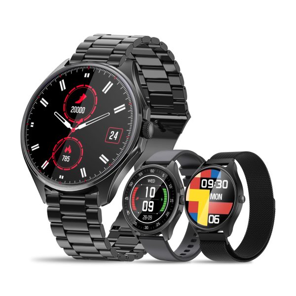 Vorago SW-505 reloj inteligente y deportivo AMOLED 36 mm Digital 466 x 466 Pixeles Pantalla táctil Negro