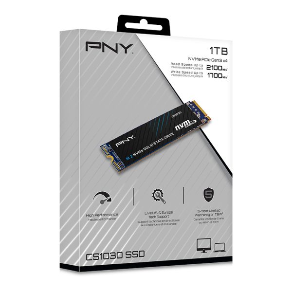PNY CS1030 1 TB M.2 PCI Express 3.0 NVMe 3D NAND - Imagen 2