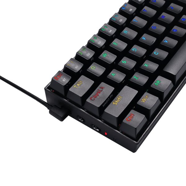 REDRAGON K530-RGB teclado Juego USB + Bluetooth QWERTY Inglés Negro - Imagen 3