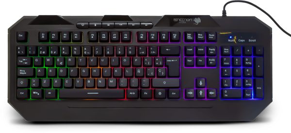 Necnon NGK-HYDRA teclado Juego USB Negro - Imagen 4