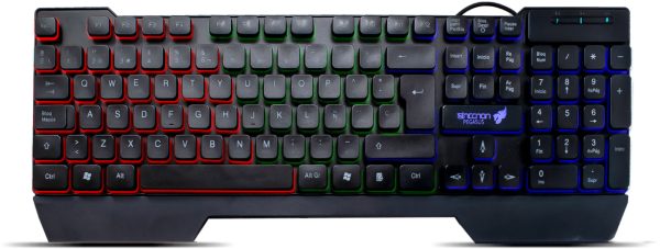 Necnon NGC-PEGASUS teclado Ratón incluido Juego USB Negro, Azul - Imagen 2