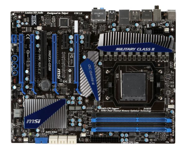 MSI 990FXA-GD80 placa base AMD 990FX Socket AM3 ATX