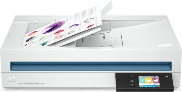 HP Scanjet Enterprise Flow N6600 fnw1 Escáner de base plana y ADF 1200 x 1200 DPI A4 Blanco - Imagen 2