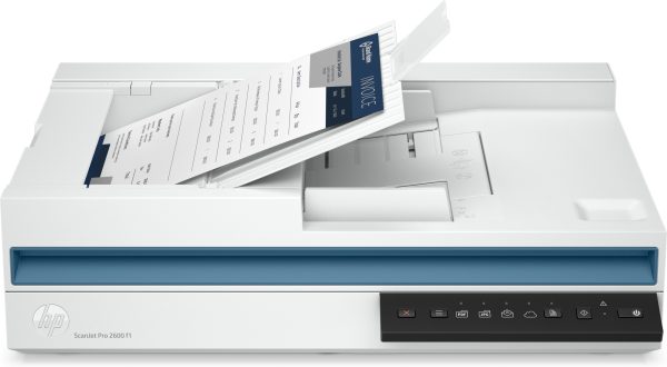 HP Scanjet Pro 2600 f1 Escáner de base plana y ADF 600 x 600 DPI A4 Blanco - Imagen 2