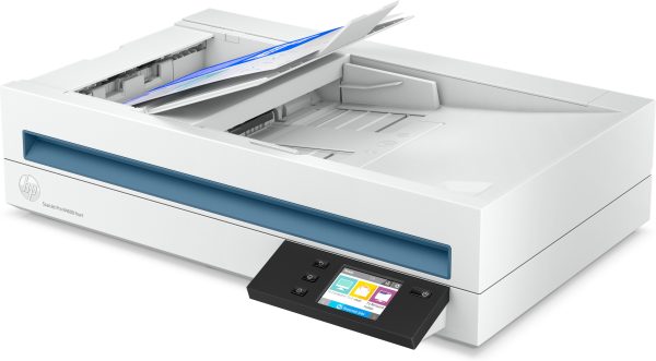 HP Scanjet Pro N4600 fnw1 Escáner de base plana y ADF 1200 x 1200 DPI A5 Blanco - Imagen 4