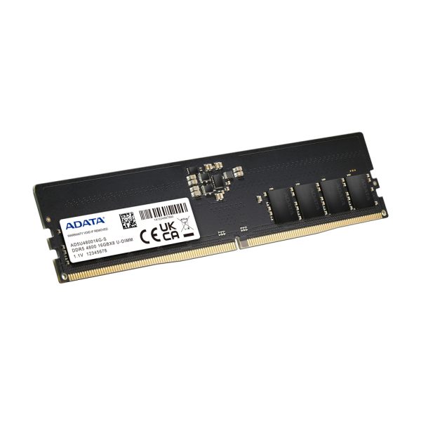 ADATA AD5U480016G-S módulo de memoria 16 GB 1 x 16 GB DDR5 4800 MHz ECC - Imagen 2