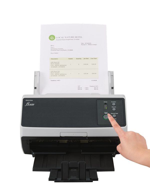 Ricoh FI-8150 ADF + Escáner de alimentación manual 600 x 600 DPI A4 Negro, Gris - Imagen 3