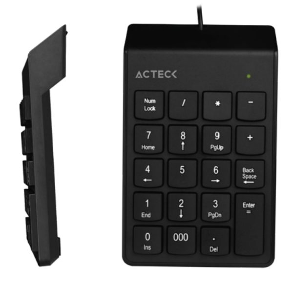 Acteck AC-932622 teclado numérico Universal USB Negro - Imagen 2