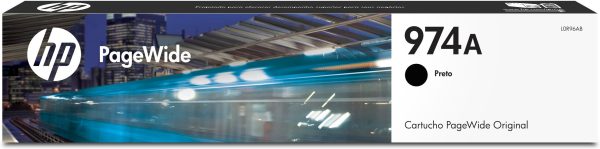 HP Cartucho original PageWide 974A negro