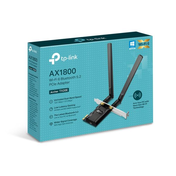 TP-Link Archer TX20E Interno WLAN / Bluetooth 1800 Mbit/s - Imagen 2