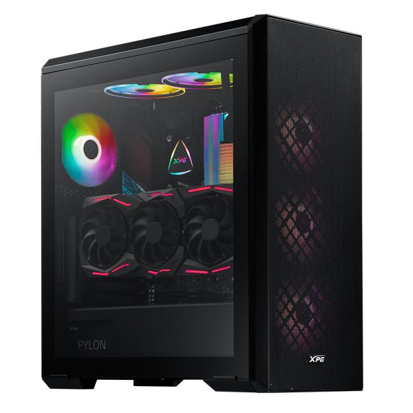 XPG DEFENDER Tower Negro - Imagen 2