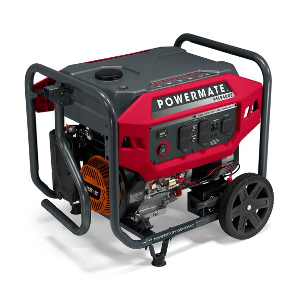 Powermate PM9400E generador a motor 7500 W 30.3 L Rojo, Negro - Imagen 4
