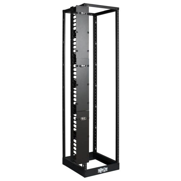 Tripp Lite SRCABLEVRT6 Sujetador de Cable Vertical de Alta Capacidad, 15.24 cm [6"] - Ducto de peine doble con tapa