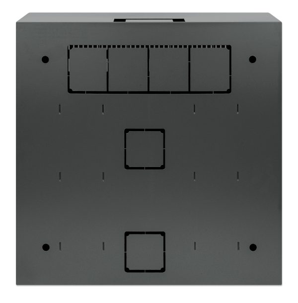 Intellinet 713689 armario rack 2U/4U Bastidor de pared Negro - Imagen 4