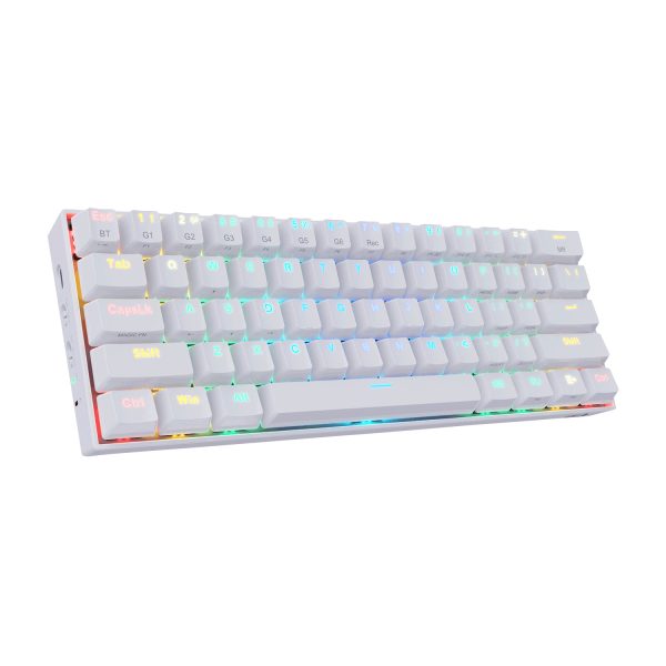 REDRAGON K530W-RGB DRACONIC WHITE, Teclado Mecánico - Imagen 2